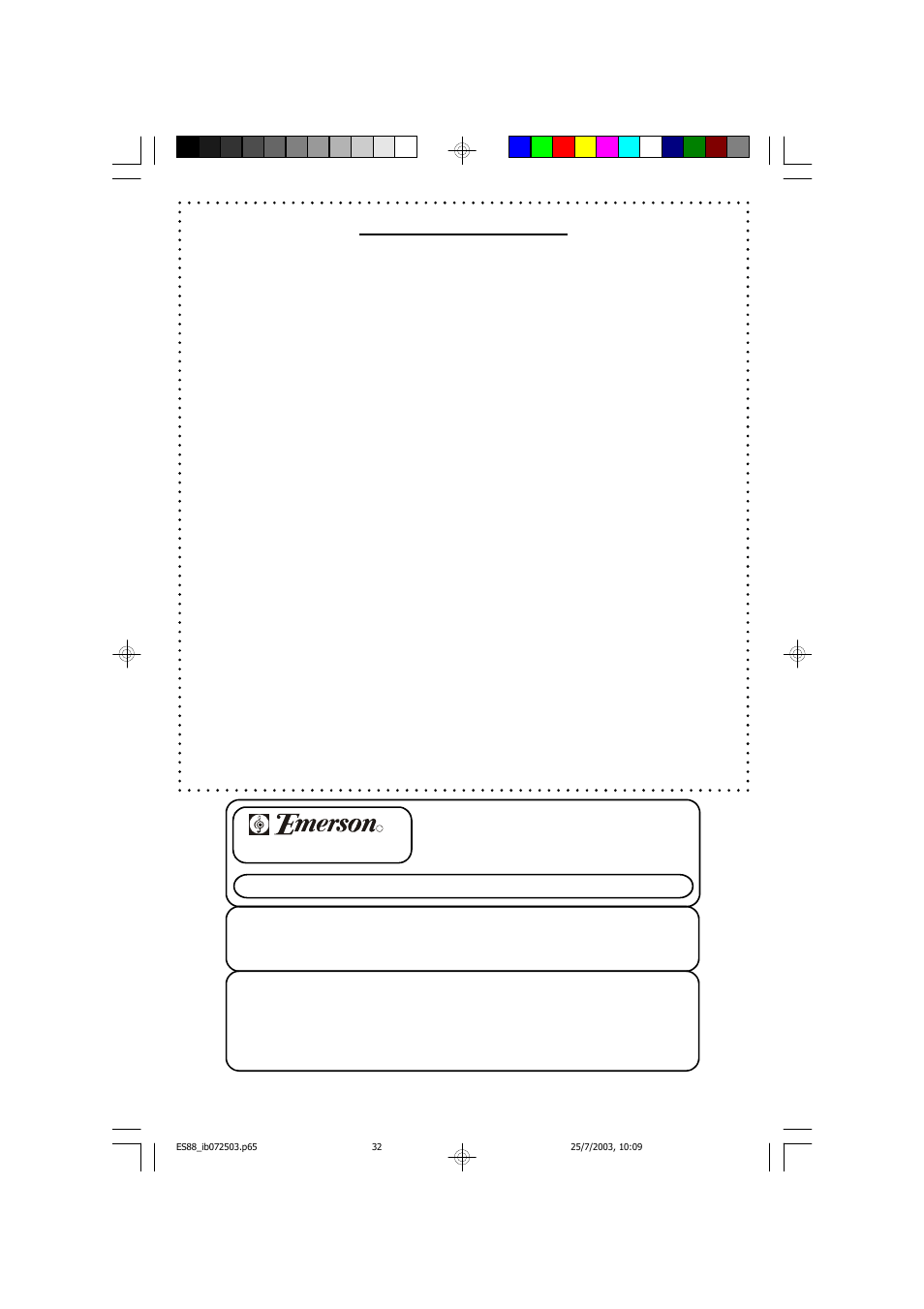 Limited warranty | Emerson Radio ES88 User Manual | Page 33 / 34