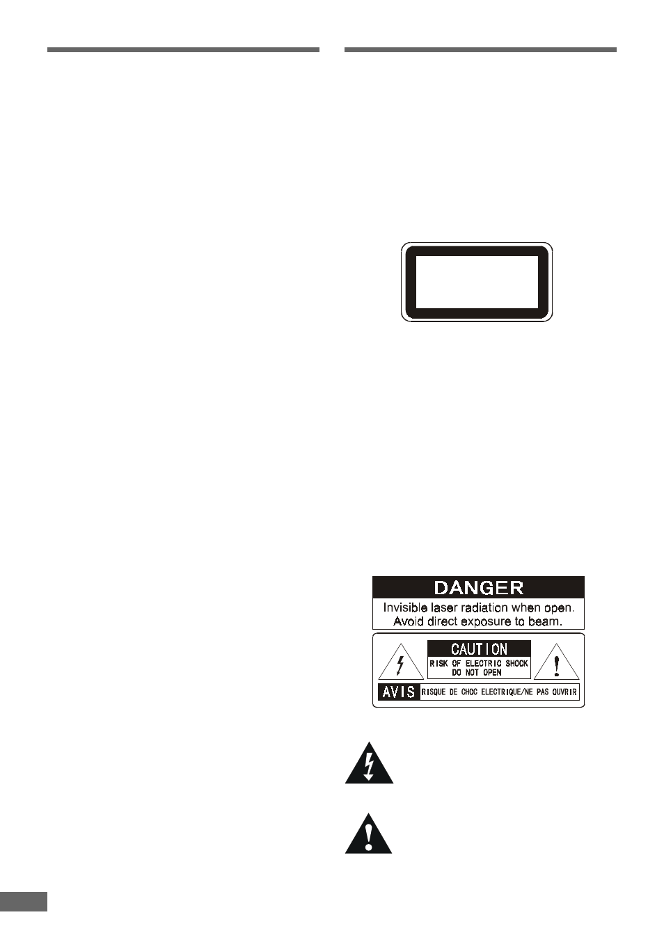 Wwelcome elcome elcome elcome elcome, Wwar ar ar ar arning ning ning ning ning | Emerson Radio AV301 User Manual | Page 2 / 52