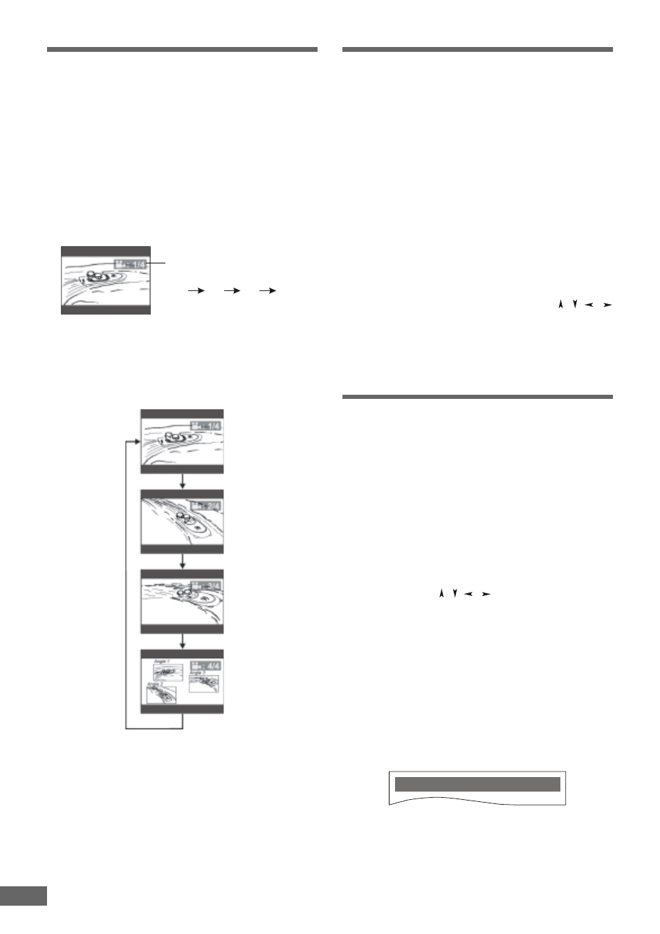 Angle selection, Subtitle language selection | Emerson Radio AV301 User Manual | Page 42 / 52