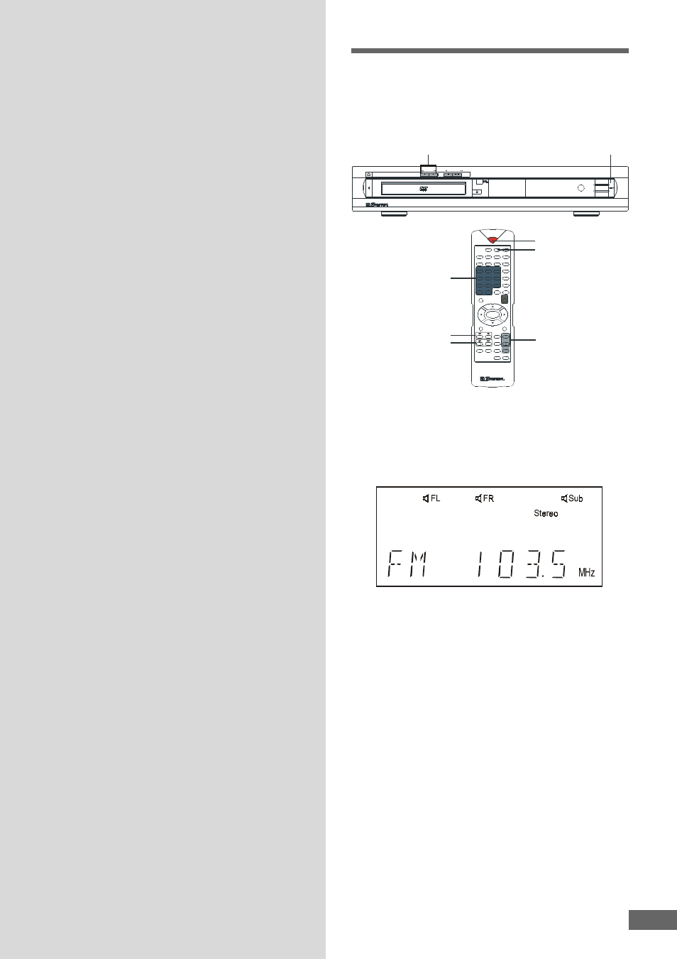 Other functions, Listening to the radio | Emerson Radio AV301 User Manual | Page 43 / 52
