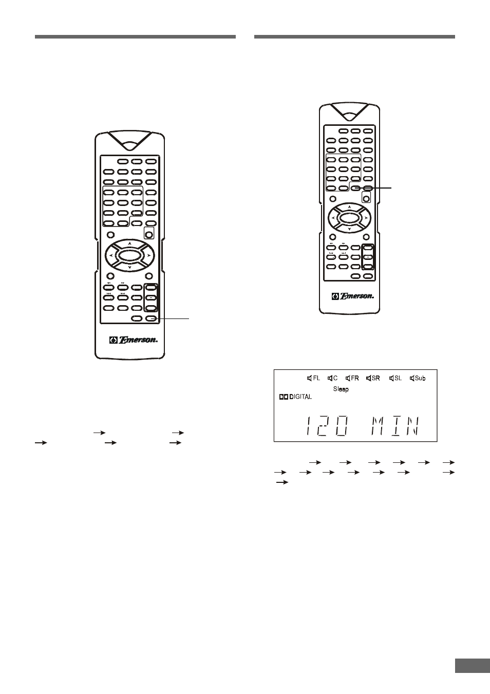Selecting listening modes, Using the sleep timer, Listening sleep | Emerson Radio AV301 User Manual | Page 45 / 52