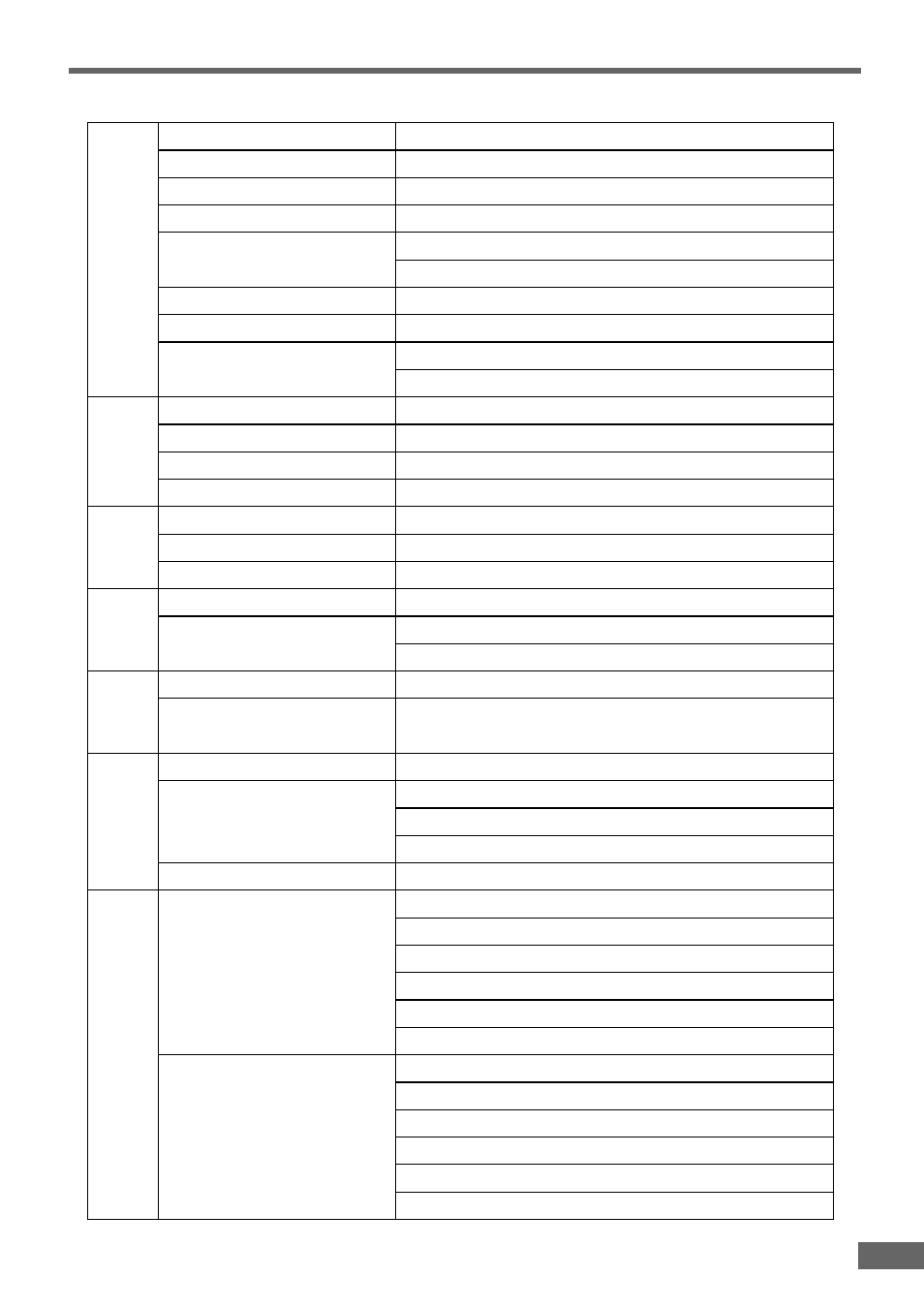 Specifica, Specifica specifications tions tions tions tions | Emerson Radio AV301 User Manual | Page 49 / 52