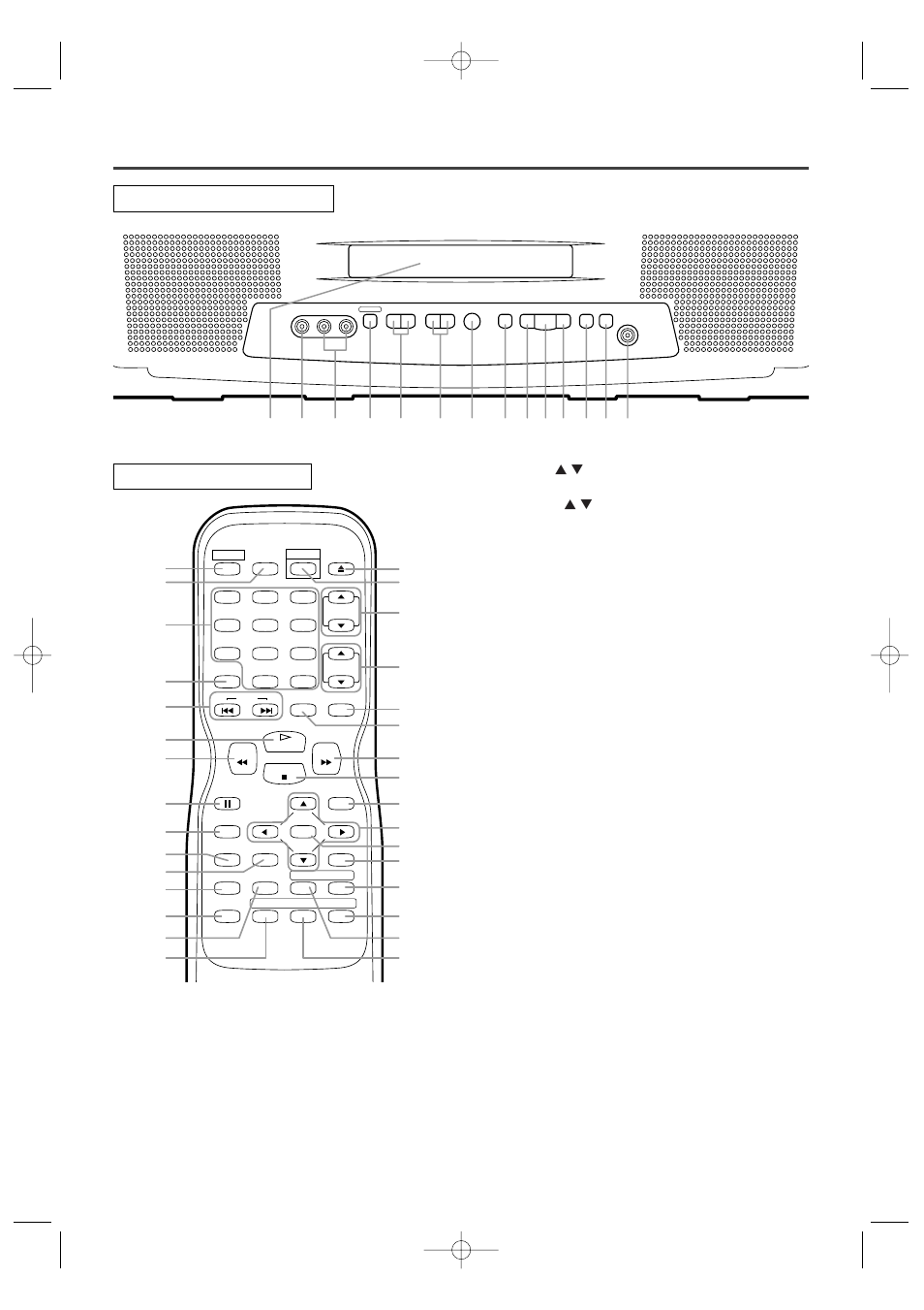 Operating controls and functions, Tv/dvd front panel remote control | Emerson EWC19D1 User Manual | Page 8 / 44