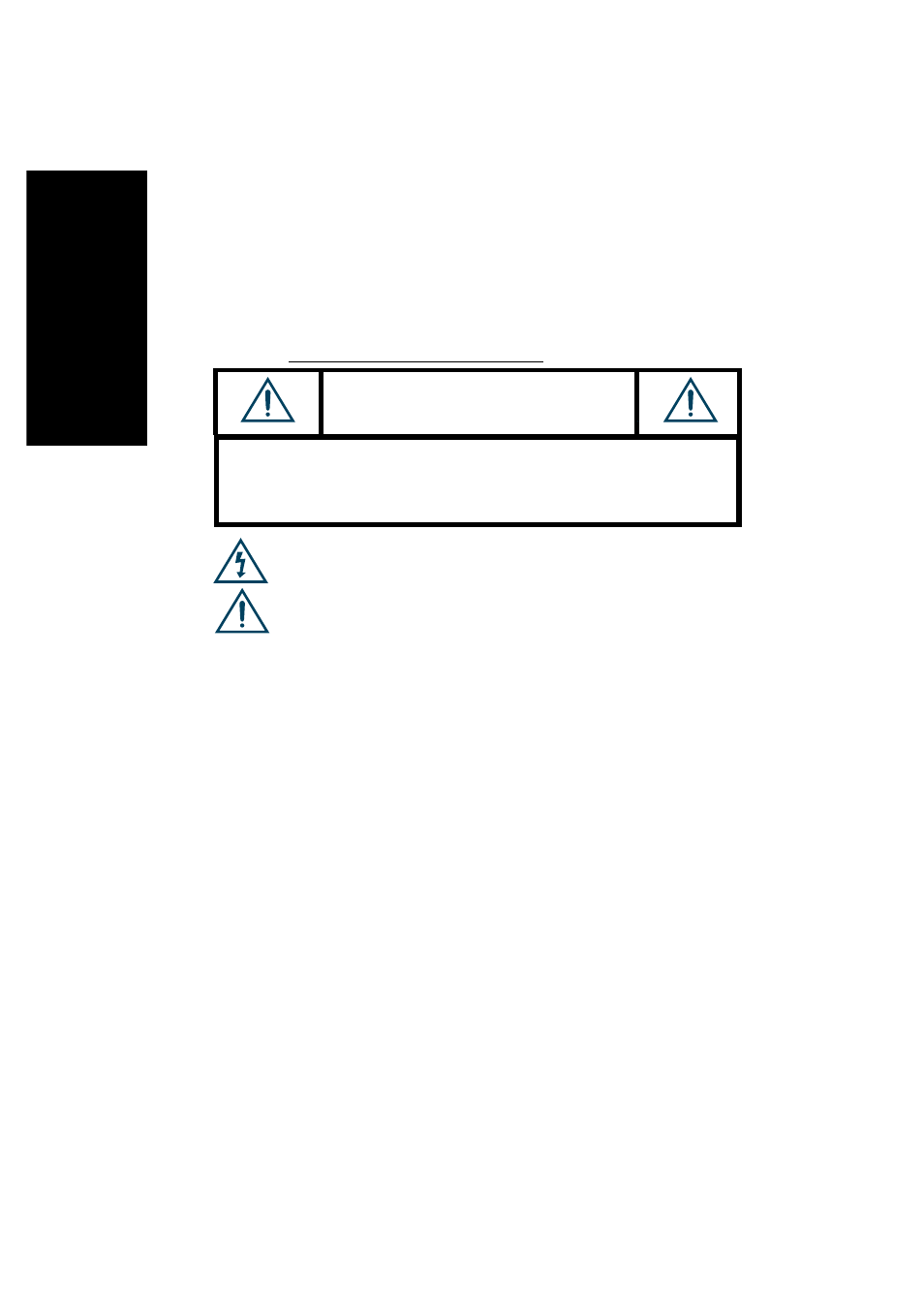 Caution | Emerson HKTV13 User Manual | Page 2 / 29