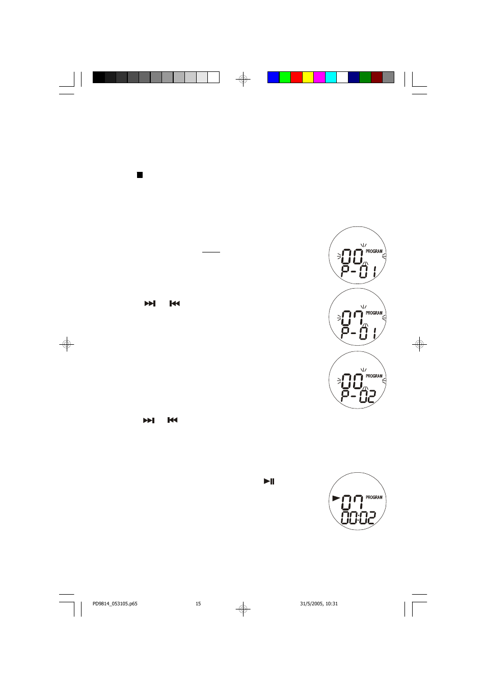 Programmed playback | Emerson Radio PD9814 User Manual | Page 16 / 26