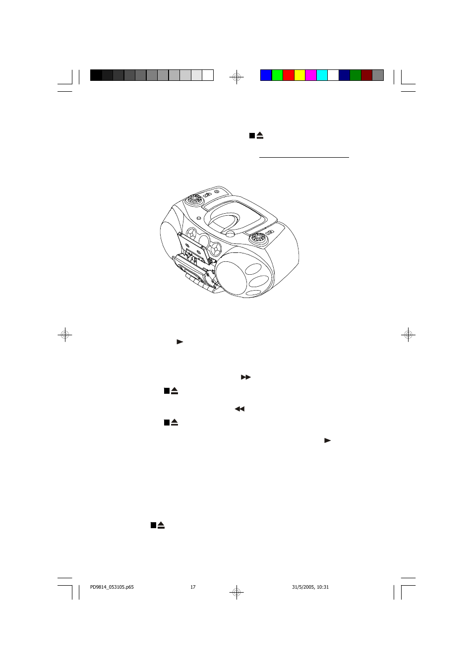 Playing cassette tapes | Emerson Radio PD9814 User Manual | Page 18 / 26