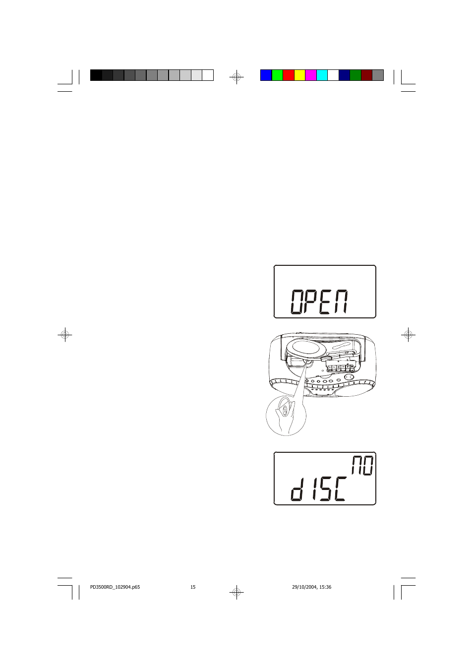 Playing compact discs | Emerson Radio PD3500RD User Manual | Page 16 / 35