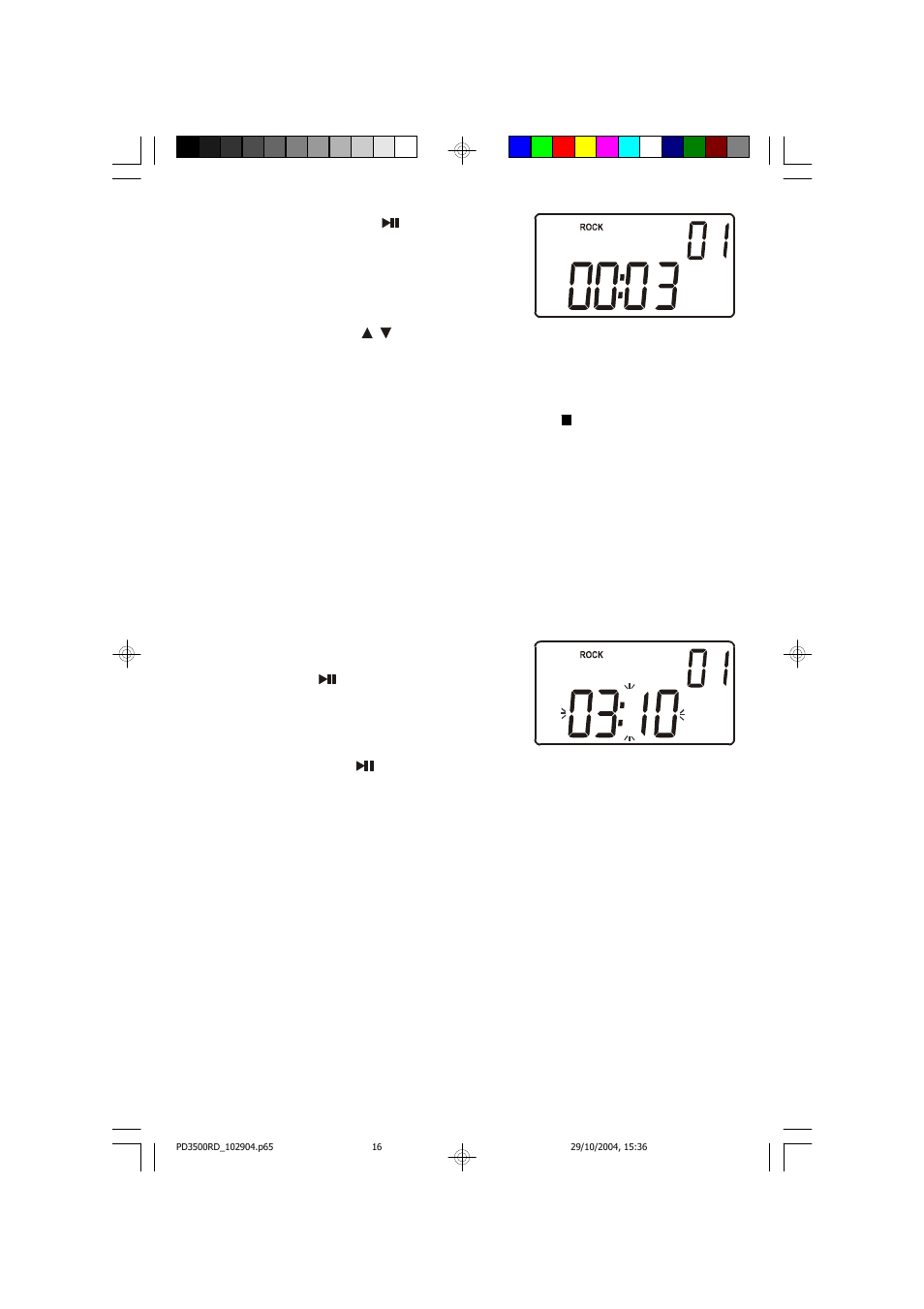 Pause control | Emerson Radio PD3500RD User Manual | Page 17 / 35