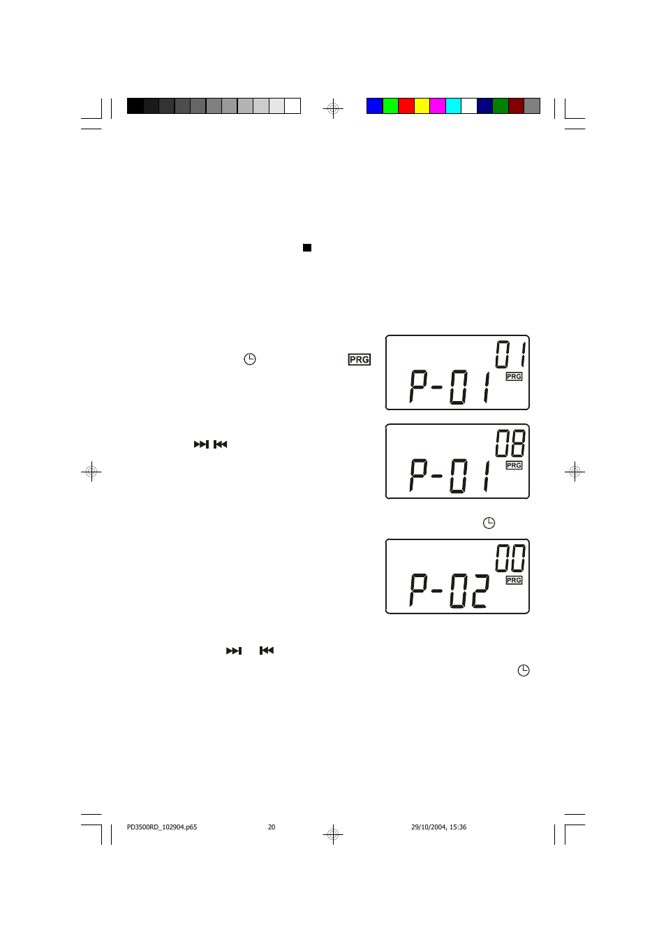 Programmed playback | Emerson Radio PD3500RD User Manual | Page 21 / 35
