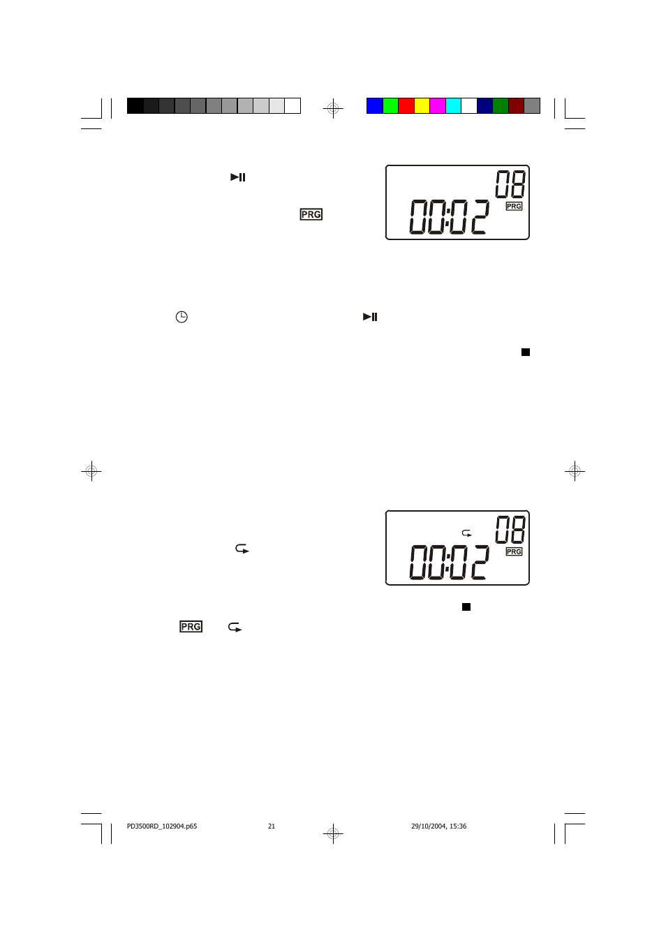 Programmed repeat playback | Emerson Radio PD3500RD User Manual | Page 22 / 35