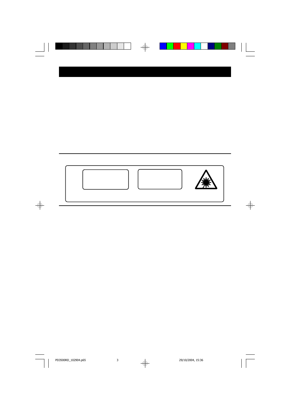 Class 1 laser product | Emerson Radio PD3500RD User Manual | Page 4 / 35