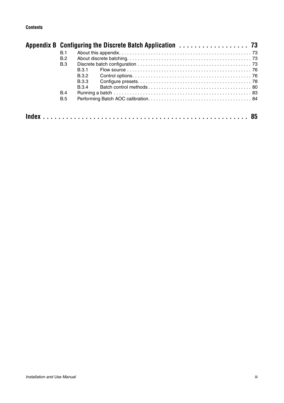 Index | Emerson Network Router User Manual | Page 5 / 96