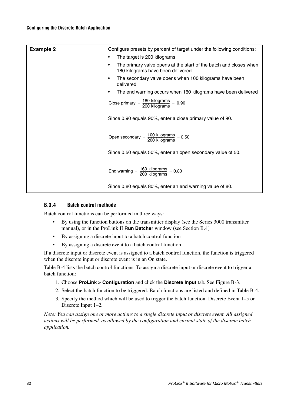 B.3.4 batch control methods | Emerson Network Router User Manual | Page 86 / 96