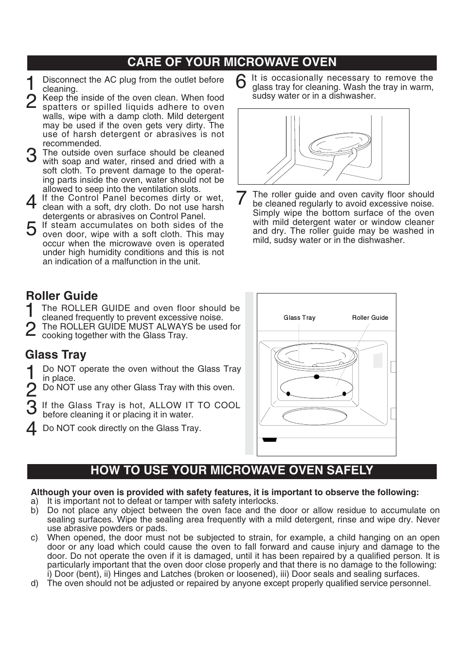 Emerson MW8998B User Manual | Page 7 / 31