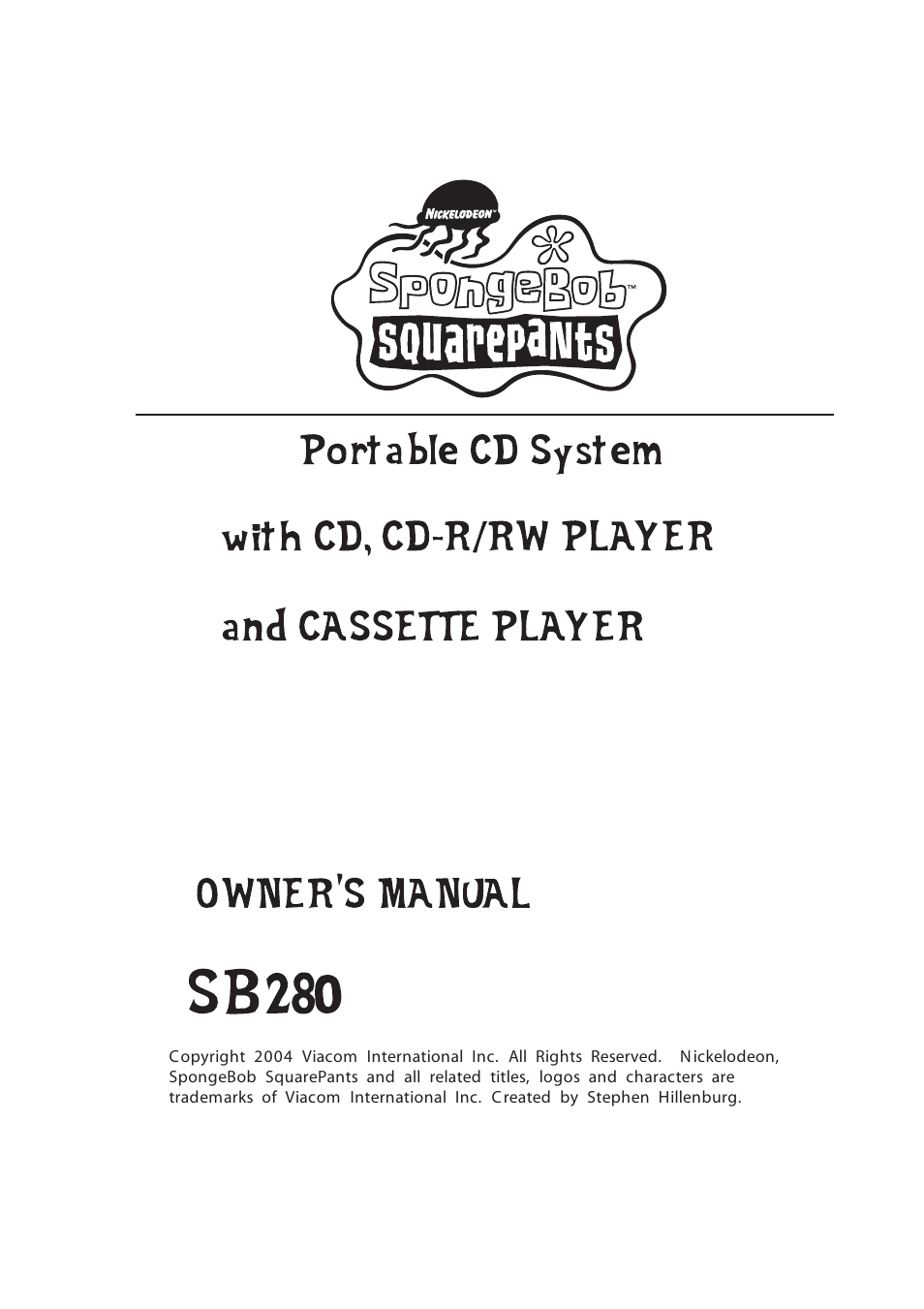 Emerson SB280 User Manual | 19 pages