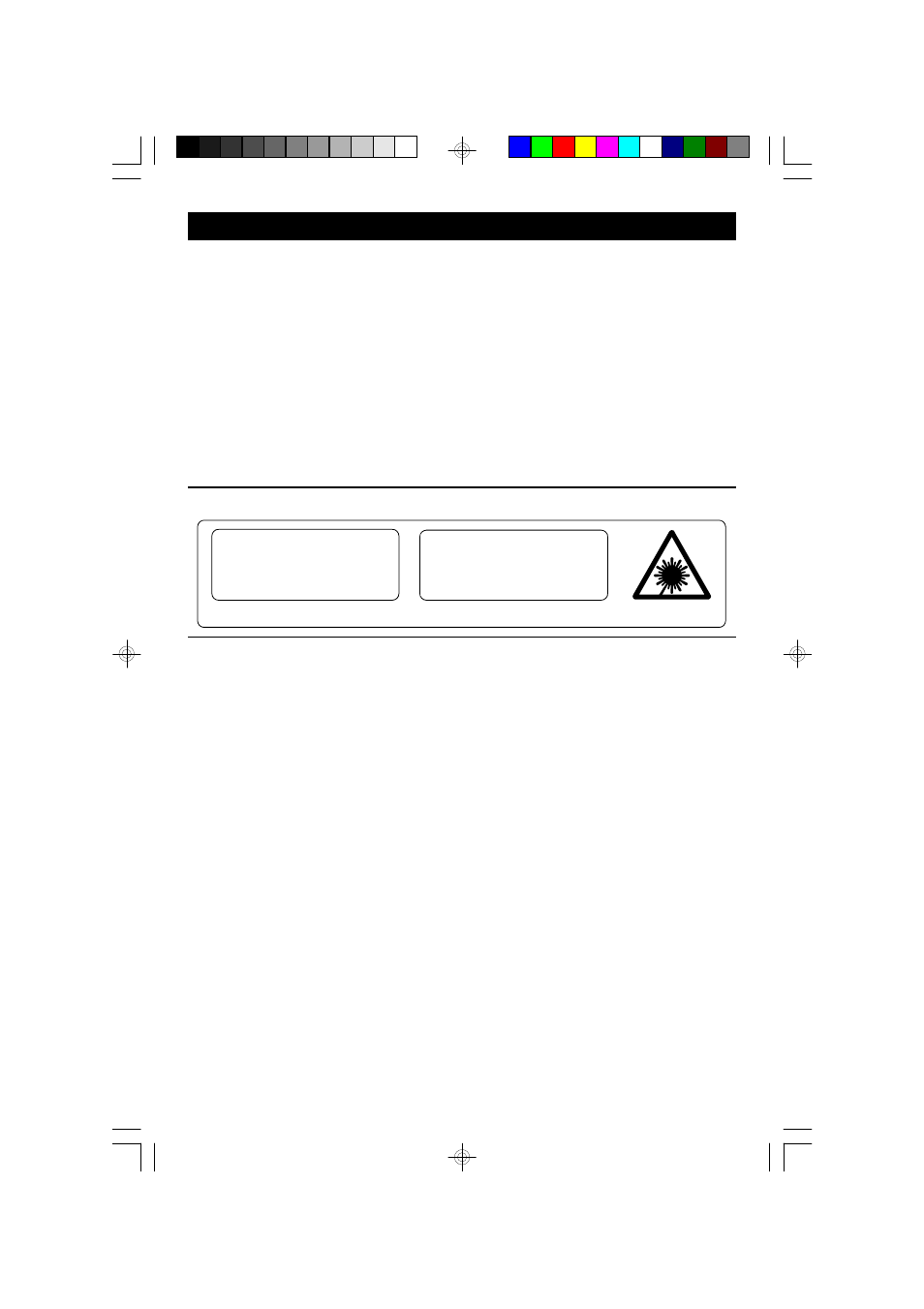 Fcc information, Class 1 laser product | Emerson SB280 User Manual | Page 4 / 19