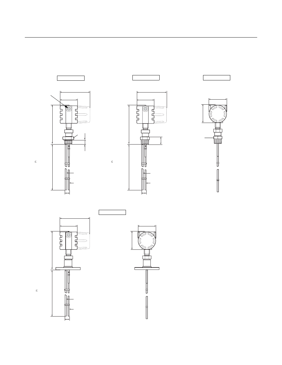 Dimensional drawings, Rosemount 3300 series, Reference manual | Emerson Guided Wave Radar Level and Interface Transmitters 3300 User Manual | Page 111 / 146