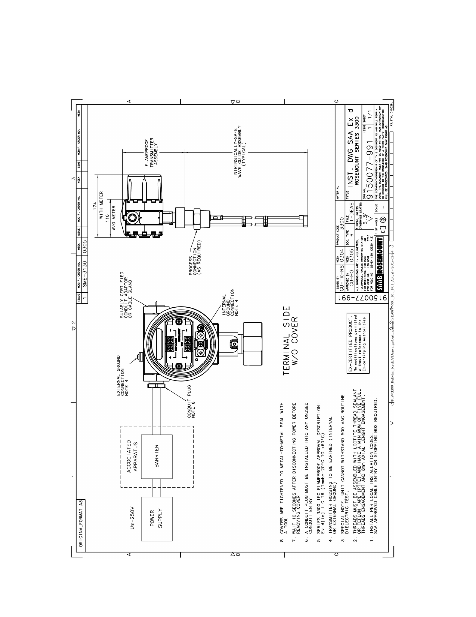 Rosemount 3300 series, Reference manual | Emerson Guided Wave Radar Level and Interface Transmitters 3300 User Manual | Page 142 / 146