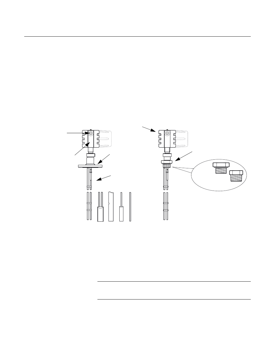 Components of the transmitter, Components of the transmitter -4, Rosemount 3300 series | Reference manual | Emerson Guided Wave Radar Level and Interface Transmitters 3300 User Manual | Page 16 / 146