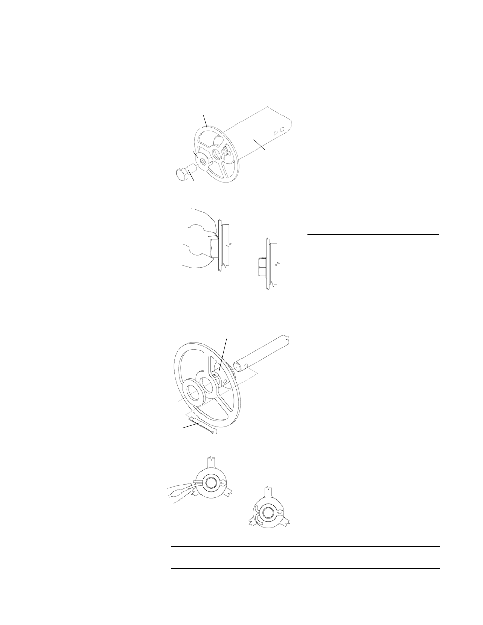 Mounting a centering disc for pipe installations, Rosemount 3300 series | Emerson Guided Wave Radar Level and Interface Transmitters 3300 User Manual | Page 44 / 146