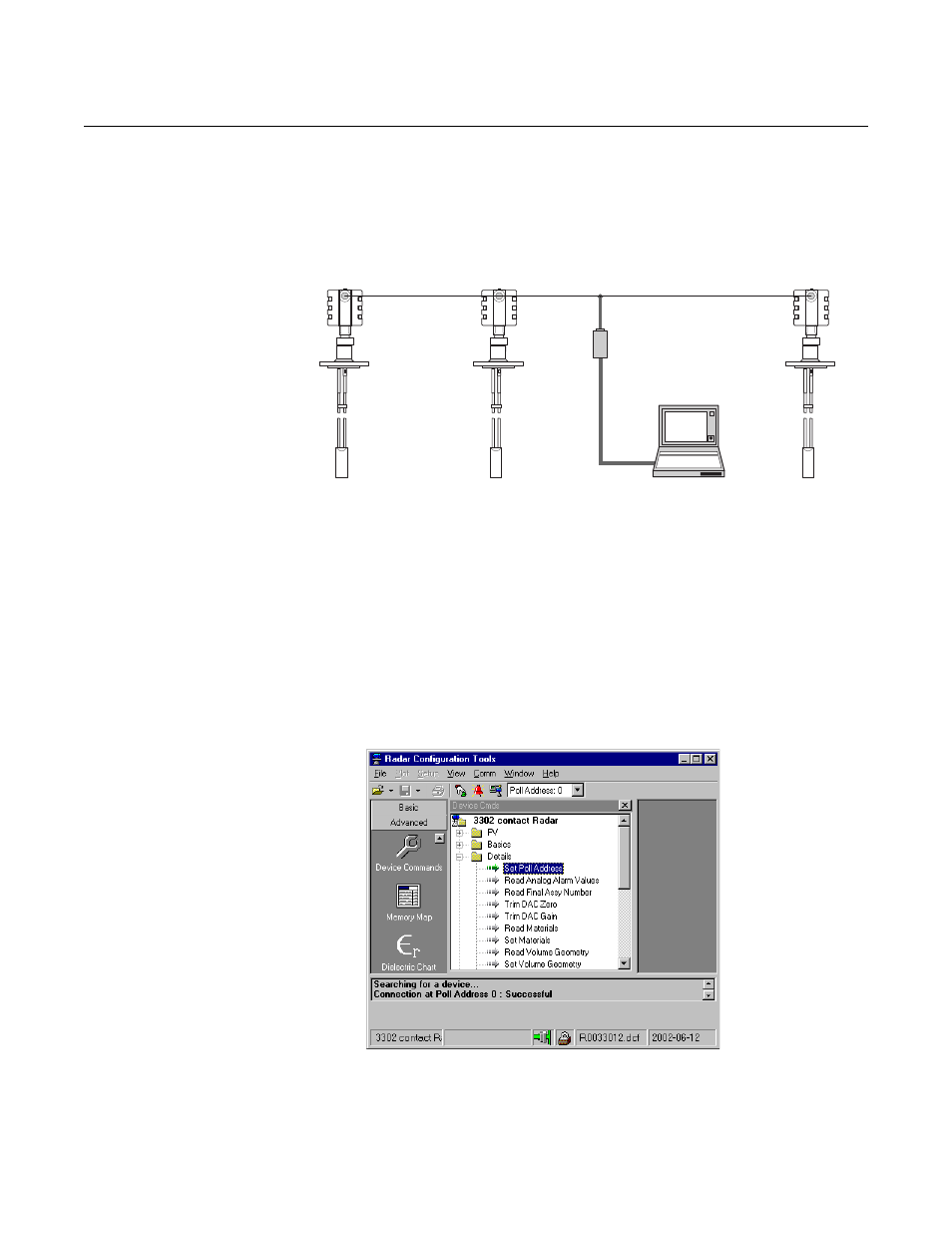 Using more than one transmitter on the bus, Using more than one transmitter on the bus -27, Rosemount 3300 series | Reference manual | Emerson Guided Wave Radar Level and Interface Transmitters 3300 User Manual | Page 51 / 146