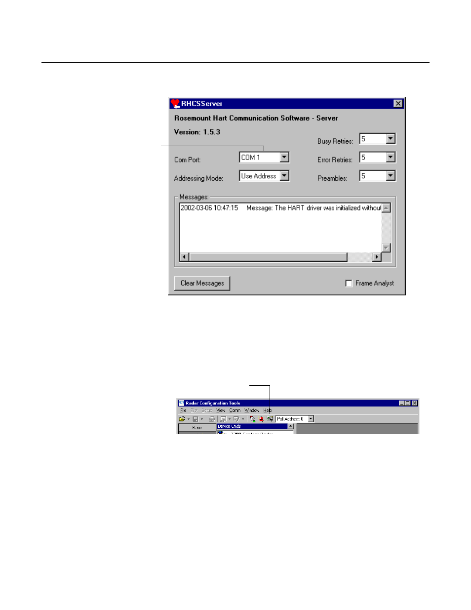 Help in rct, Help in rct -15, Rosemount 3300 series | Reference manual | Emerson Guided Wave Radar Level and Interface Transmitters 3300 User Manual | Page 67 / 146