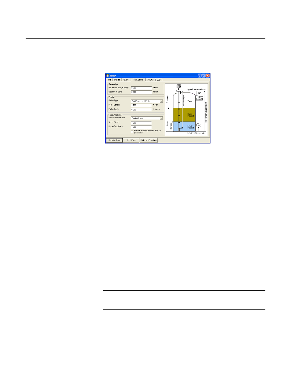 Setup - tank config, Setup - tank config -20, Rosemount 3300 series | Reference manual | Emerson Guided Wave Radar Level and Interface Transmitters 3300 User Manual | Page 72 / 146