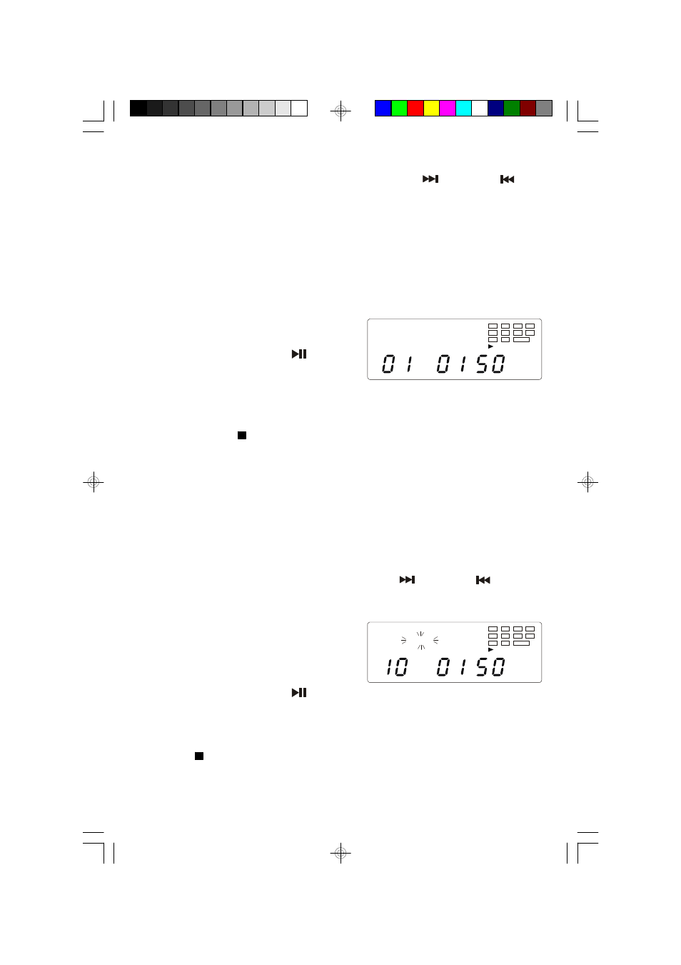 Track search, Repeat disc play | Emerson ES27 User Manual | Page 16 / 22