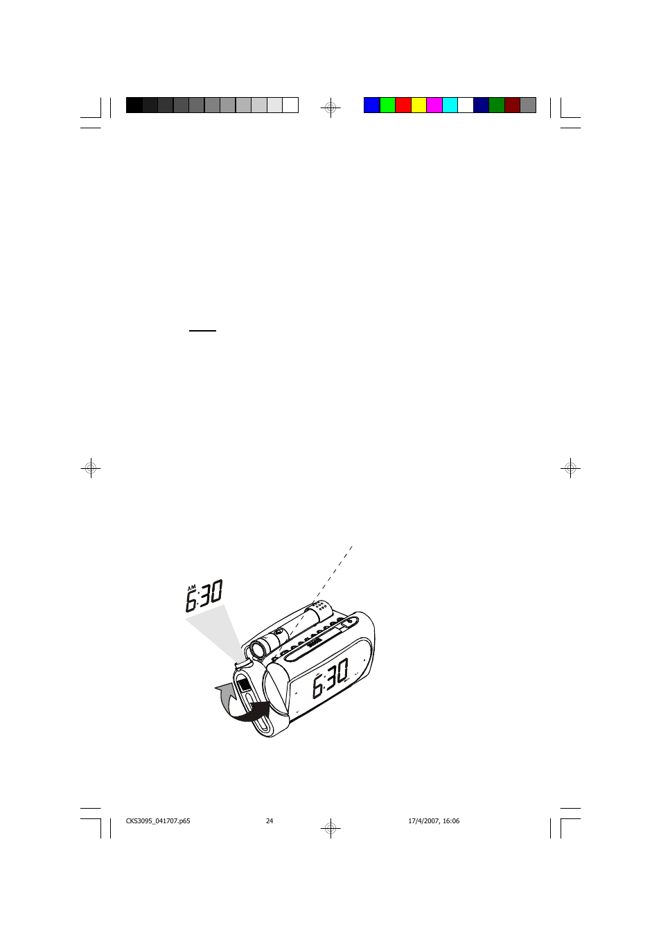 Time projector operation | Emerson Radio CKS3095S User Manual | Page 25 / 36