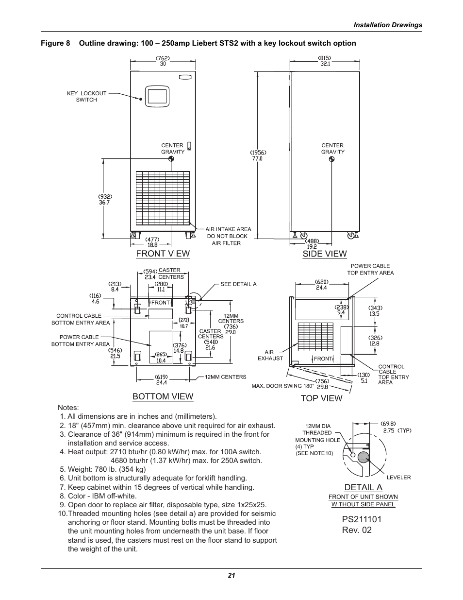 Figure 8, Figures 8 to | Emerson Liebert Static Transfer Switch User Manual | Page 29 / 152