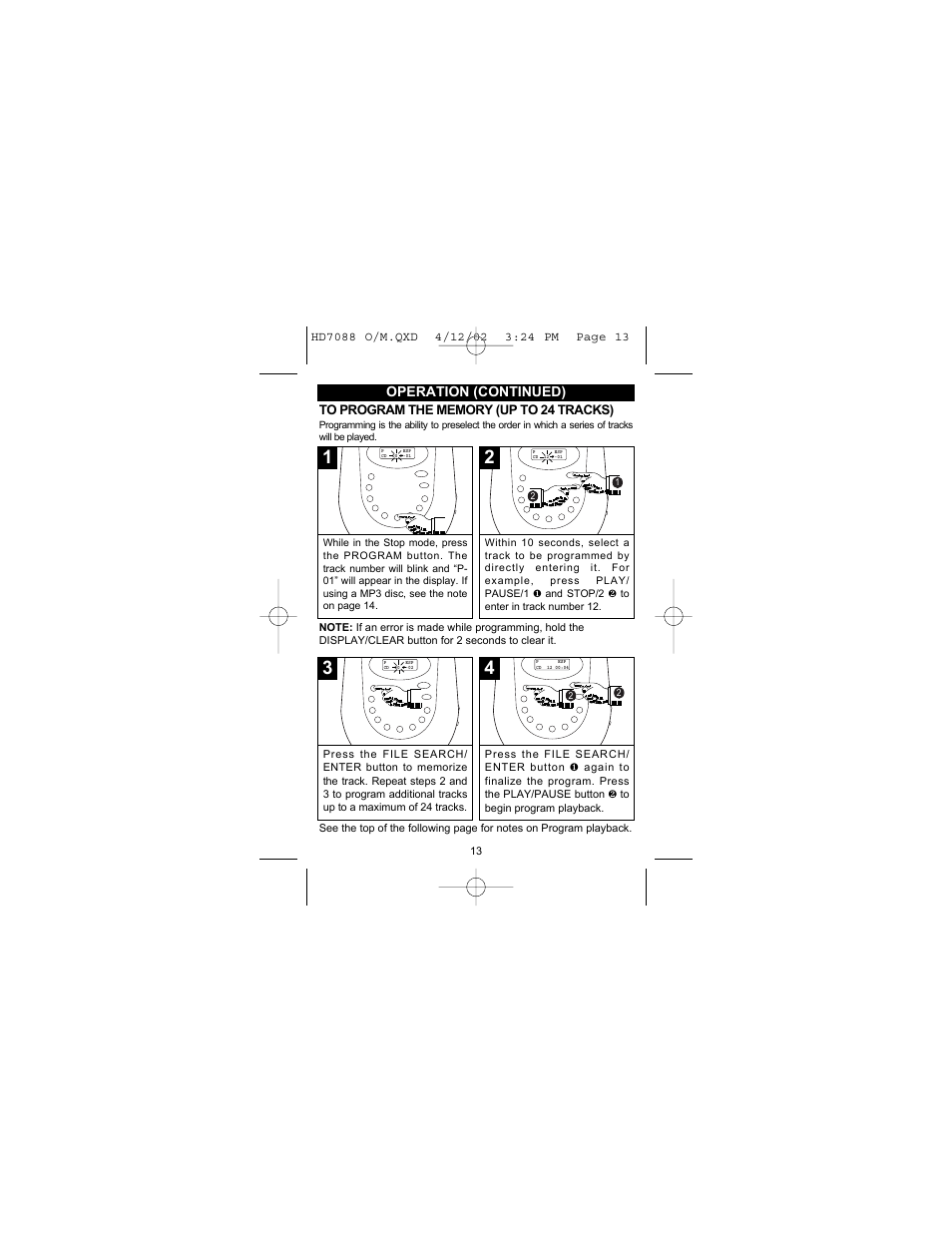 Emerson Radio HD7088 User Manual | Page 14 / 26