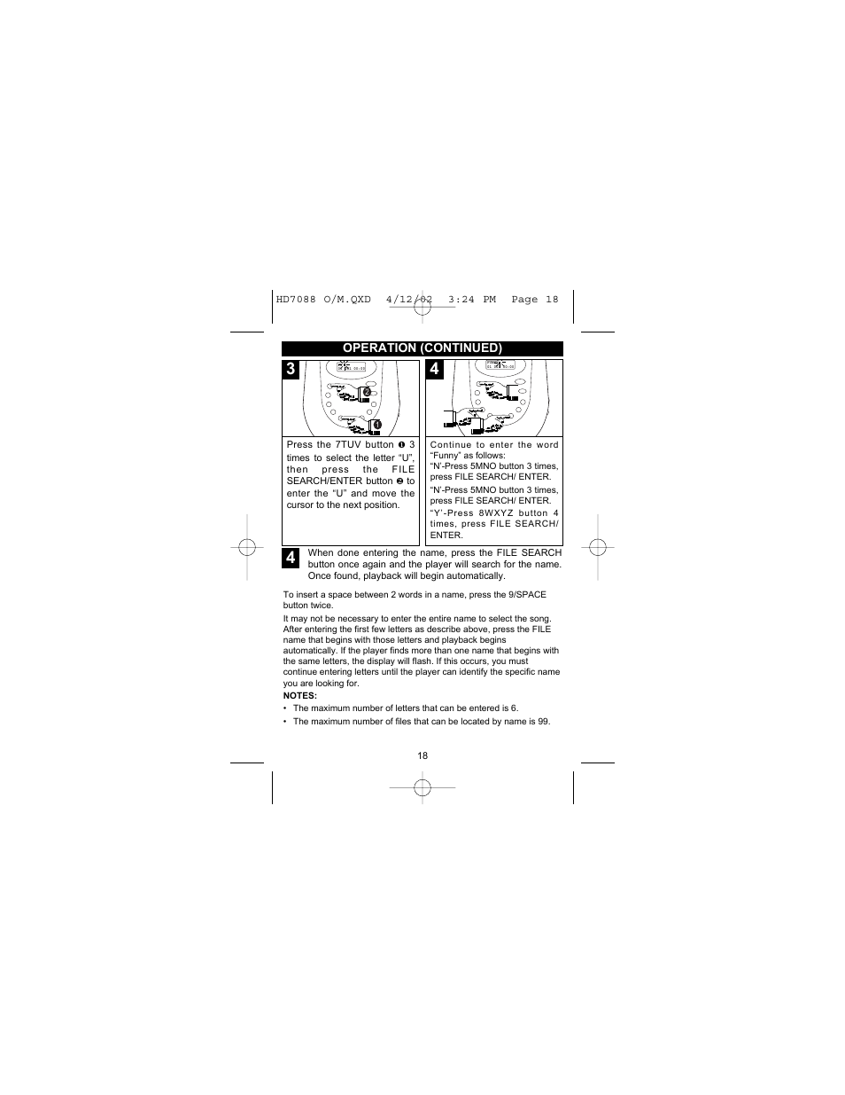 Emerson Radio HD7088 User Manual | Page 19 / 26