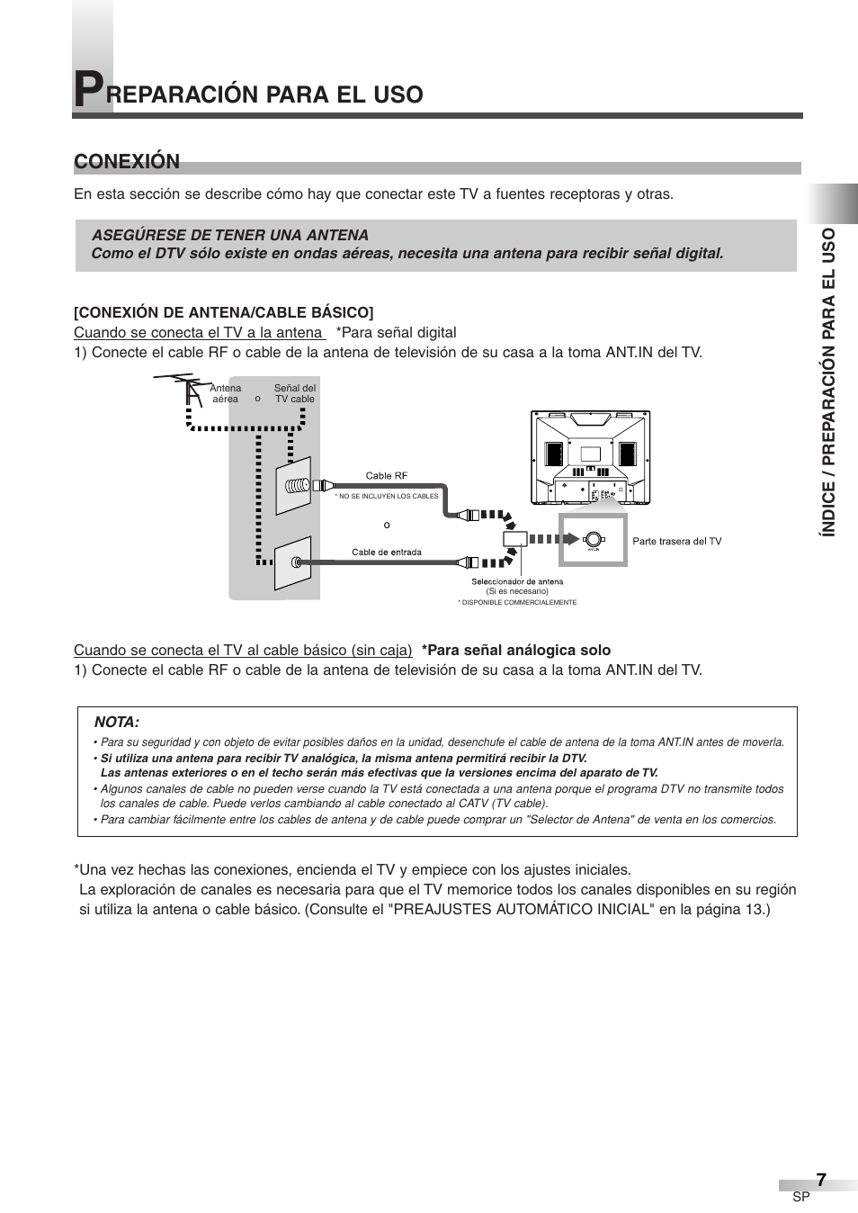 Reparación para el uso, Conexión | Emerson EWFG2705 User Manual | Page 45 / 76