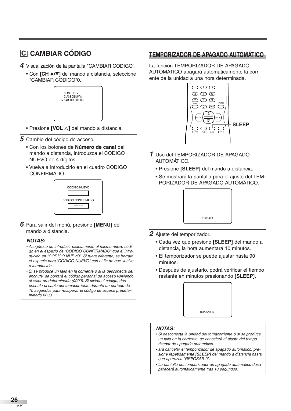 Sleep | Emerson EWFG2705 User Manual | Page 64 / 76