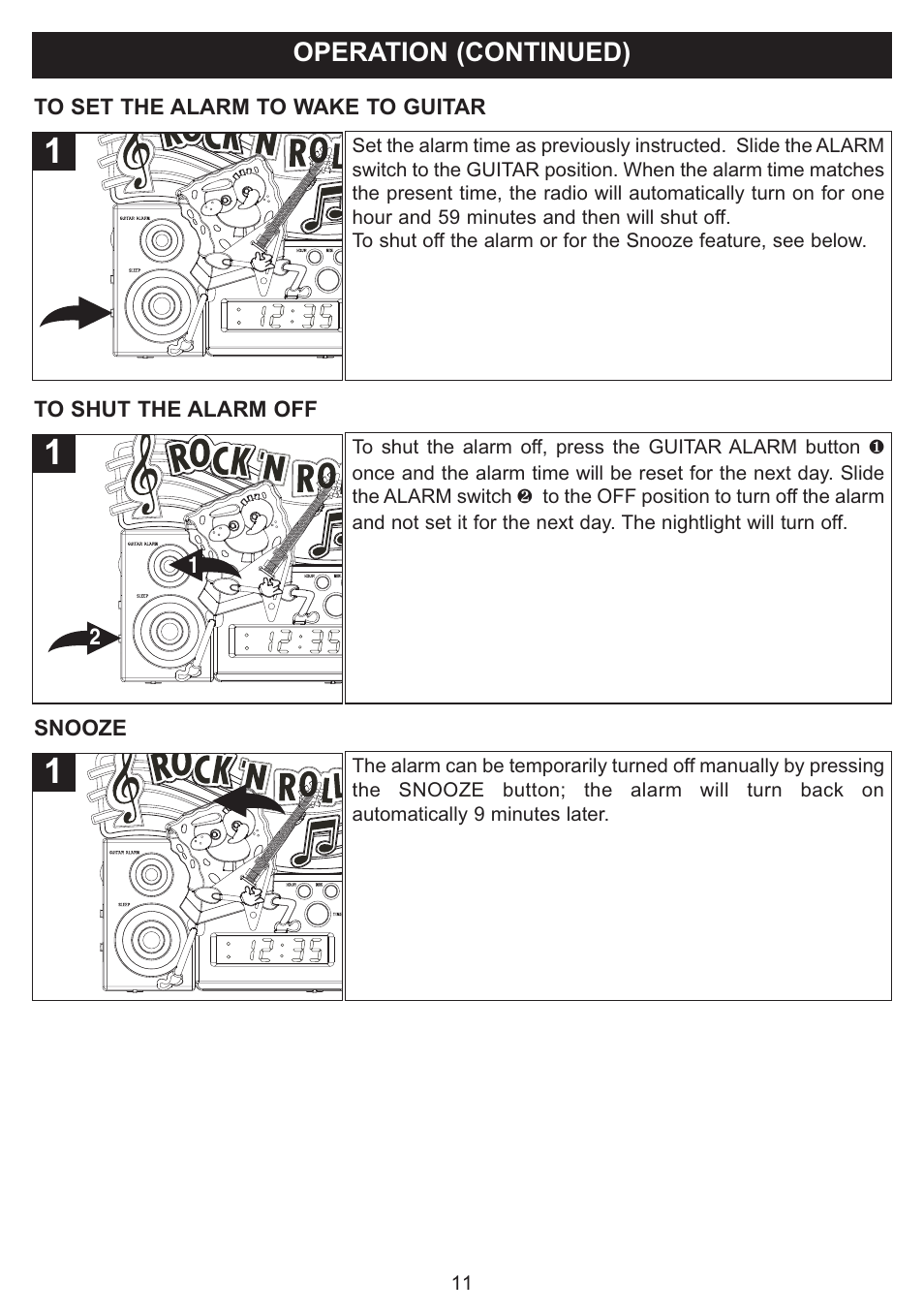 Operation (continued) | Emerson SB816 User Manual | Page 12 / 16