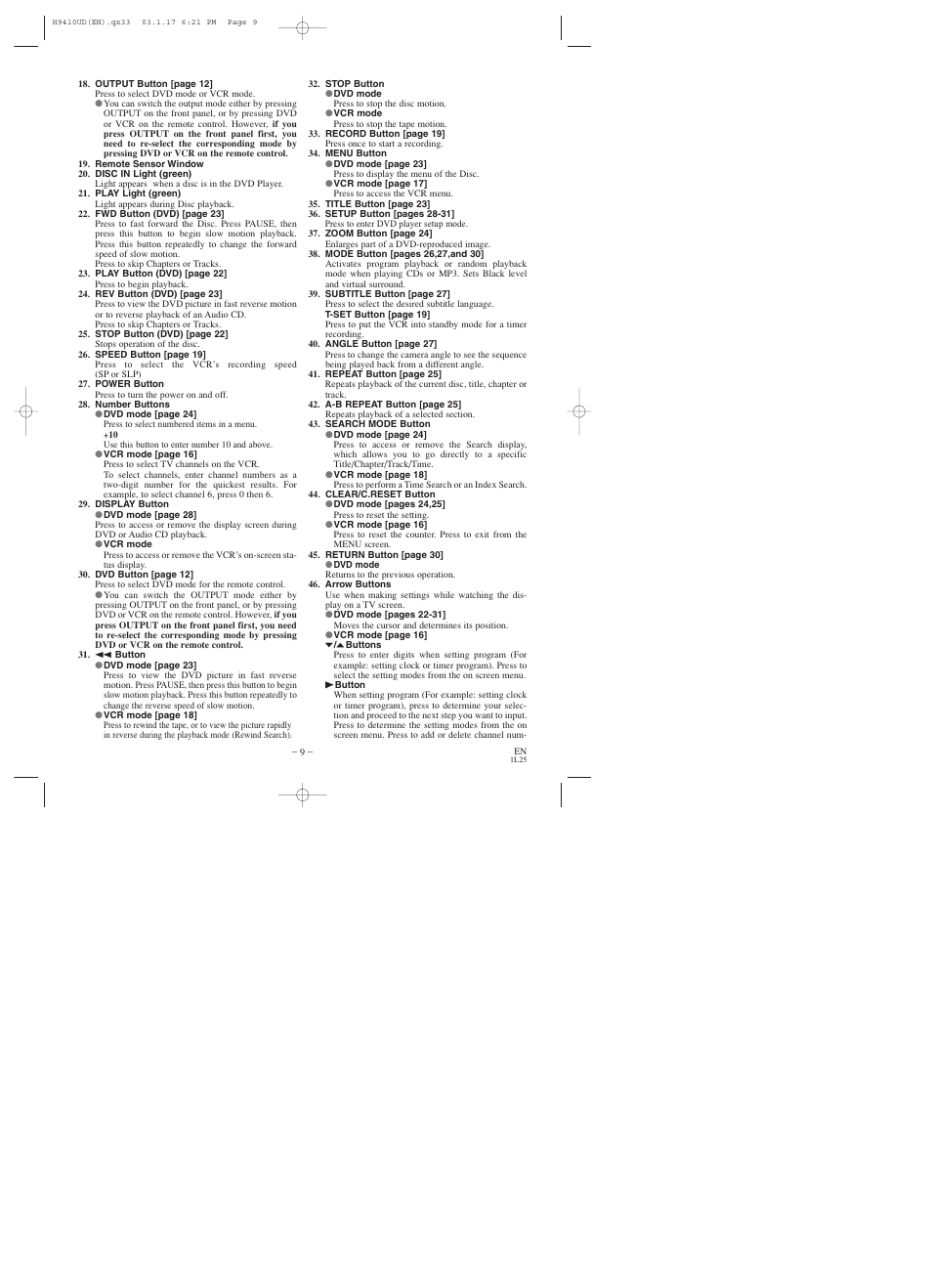 Emerson EWD2203 User Manual | Page 9 / 44
