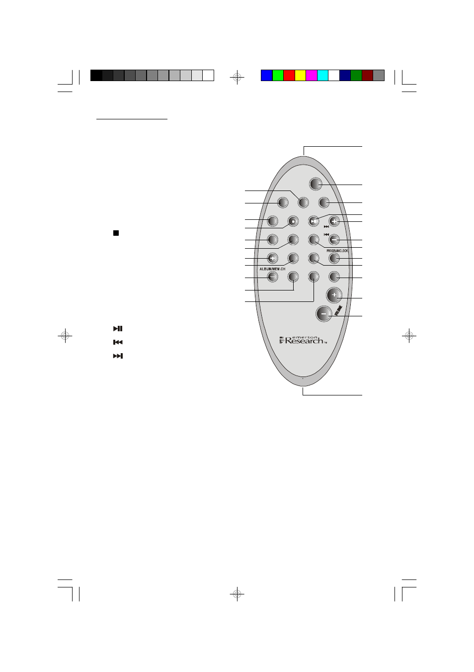 13 remote control | Emerson Radio ES299 User Manual | Page 14 / 48
