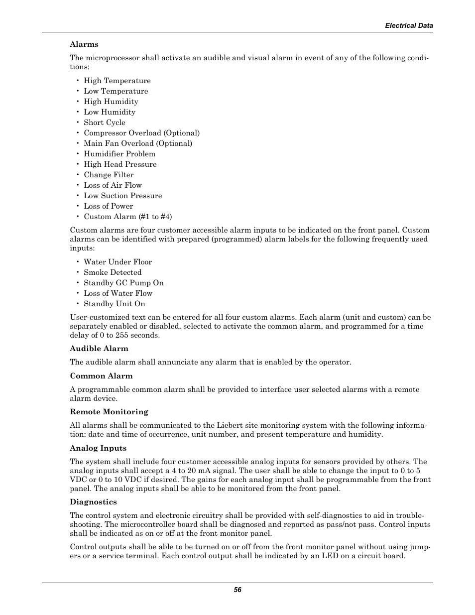 Emerson Liebert Challenger ITR User Manual | Page 64 / 74