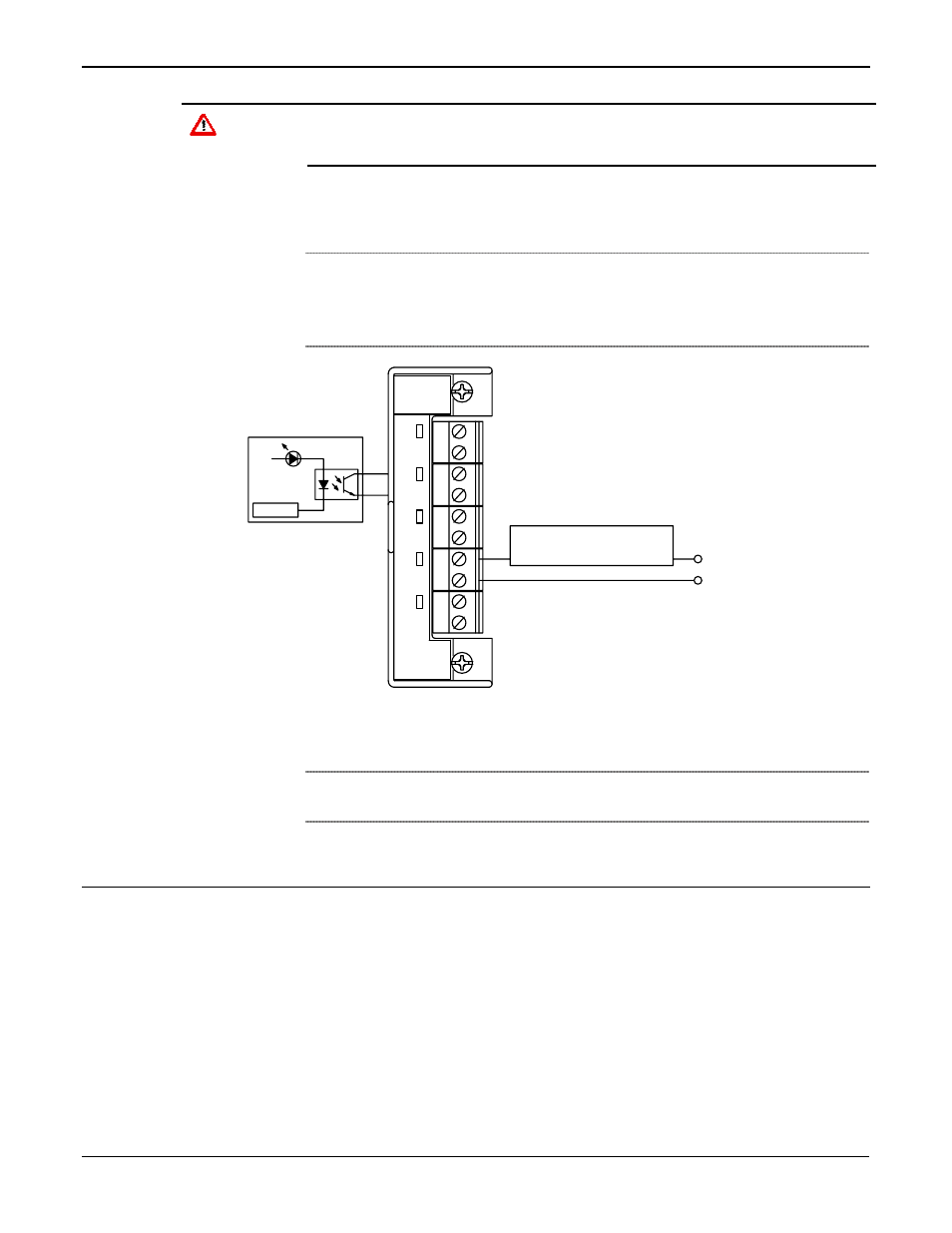 Discrete output relay modules -11, 7 discrete, Output | Relay modules -11, 7 discrete output relay modules, Caution, Roc827 instruction manual | Emerson ROC827 User Manual | Page 81 / 140