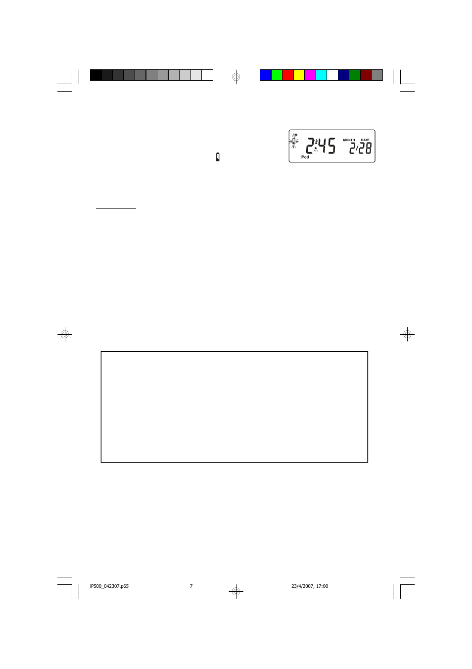 Low battery warning and auto shutoff | Emerson Radio iP500 User Manual | Page 8 / 44