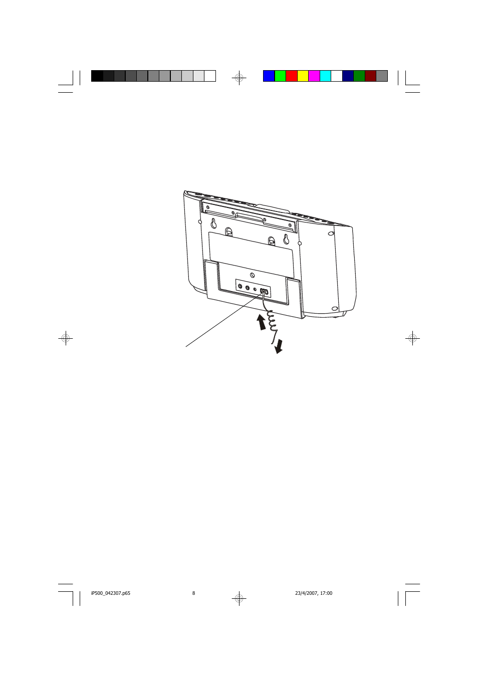 Fm antenna (on back panel), Protect your furniture | Emerson Radio iP500 User Manual | Page 9 / 44