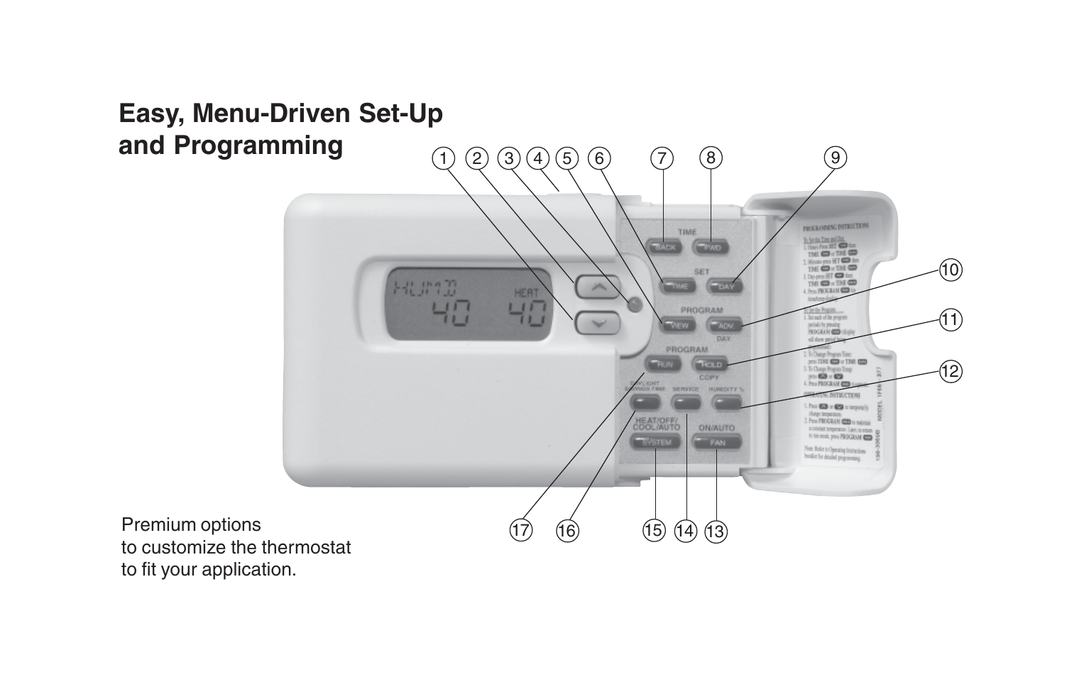 Easy, menu-driven set-up and programming | Emerson 90 SERIES 1F95-391 User Manual | Page 2 / 44