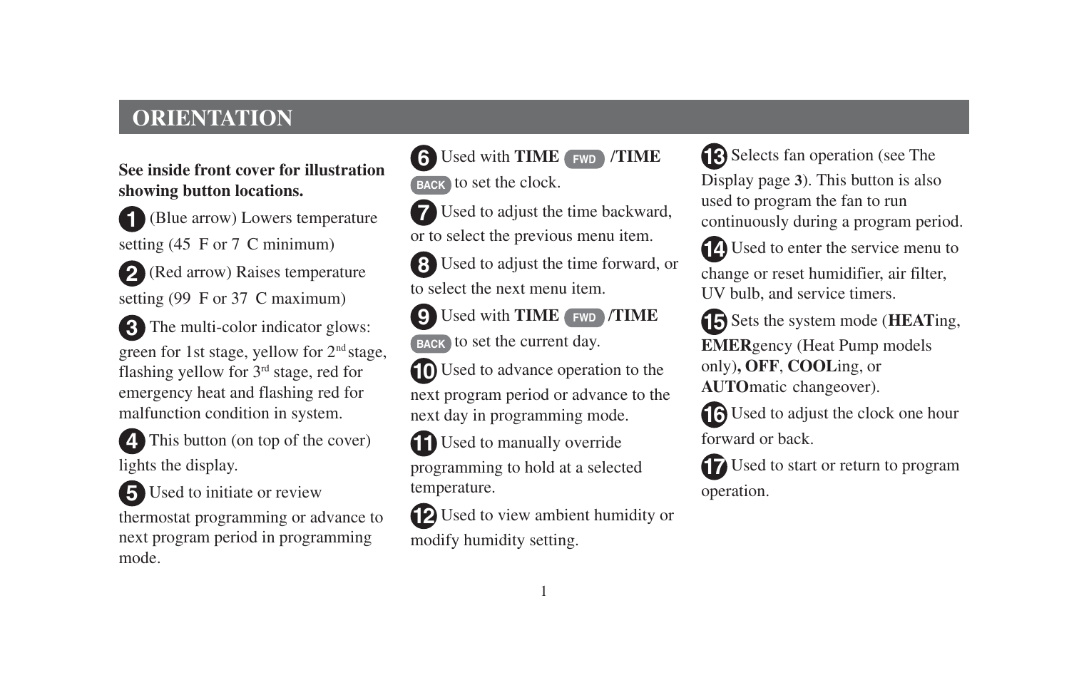 Orientation | Emerson 90 SERIES 1F95-391 User Manual | Page 3 / 44