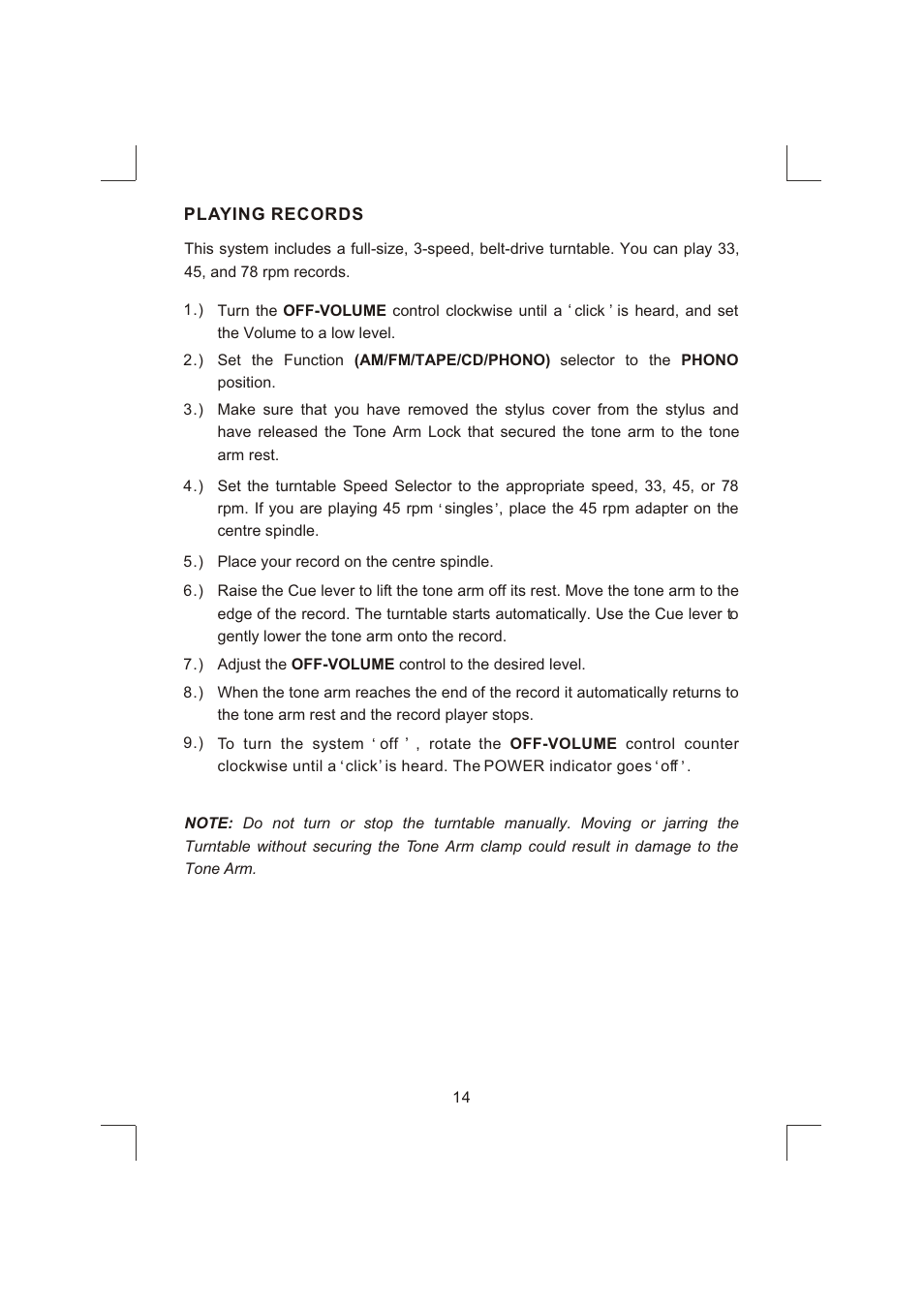 Emerson NR303TTC User Manual | Page 15 / 21