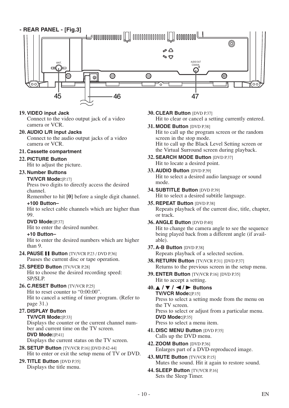 Emerson EWC19T5 User Manual | Page 10 / 56