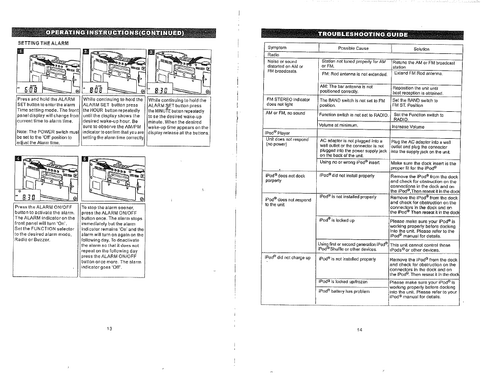 Troubleshooting guide | Emerson ITONE IP100C User Manual | Page 8 / 9