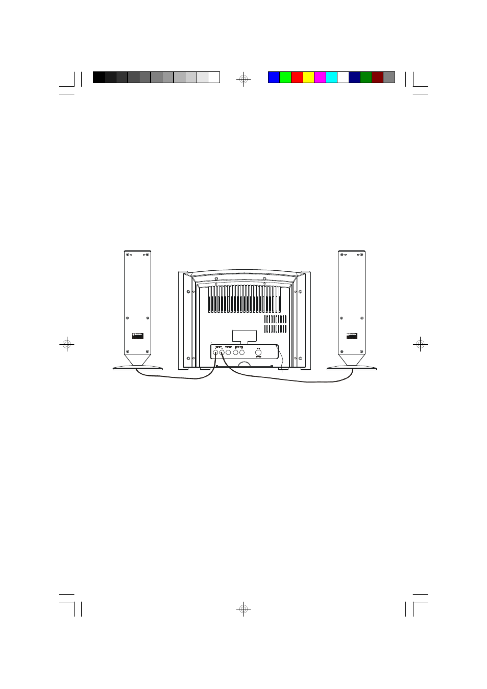 Speaker connections sound cylinder speakers | Emerson Radio ES3 User Manual | Page 8 / 40