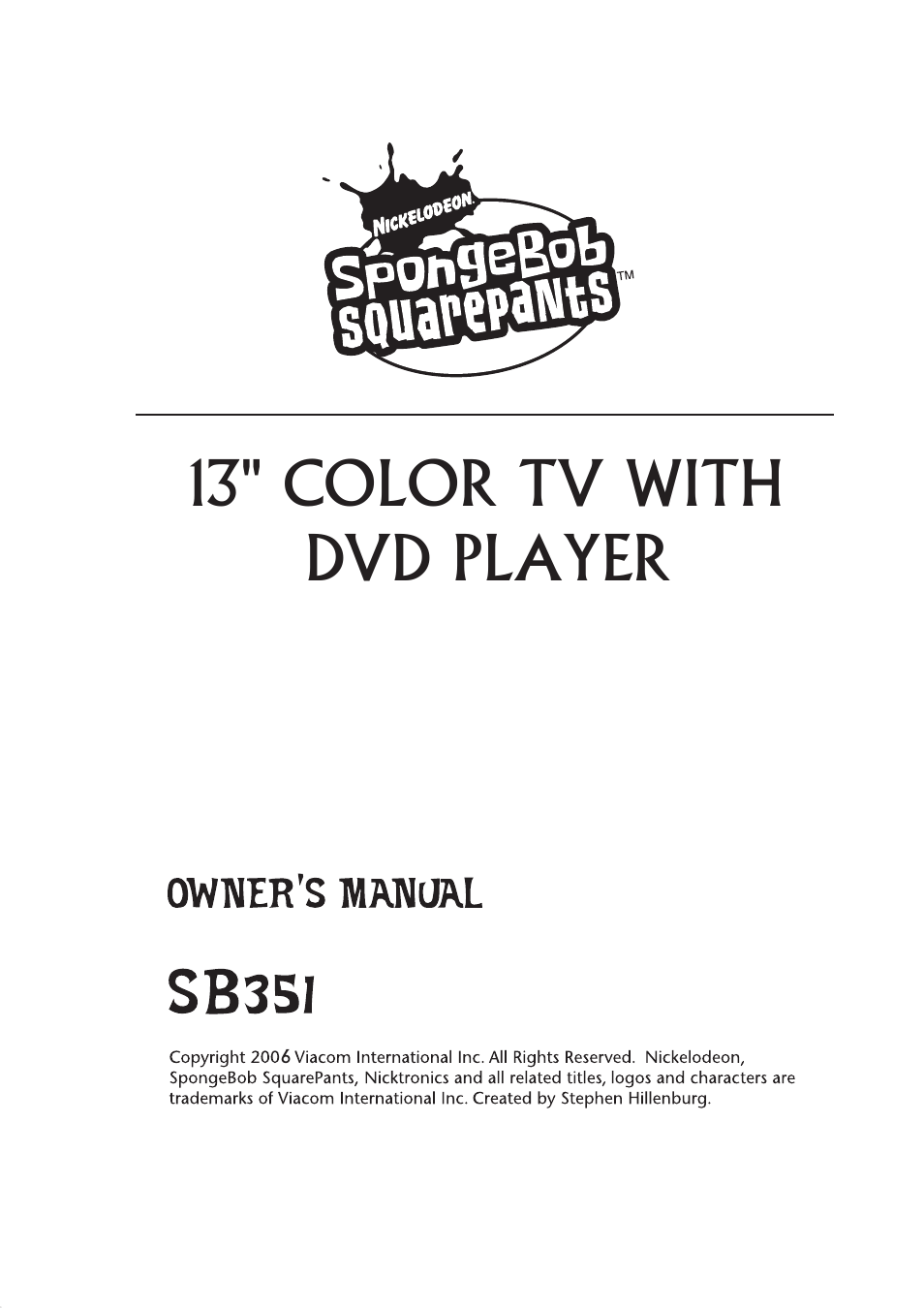 Emerson SB351 User Manual | 42 pages