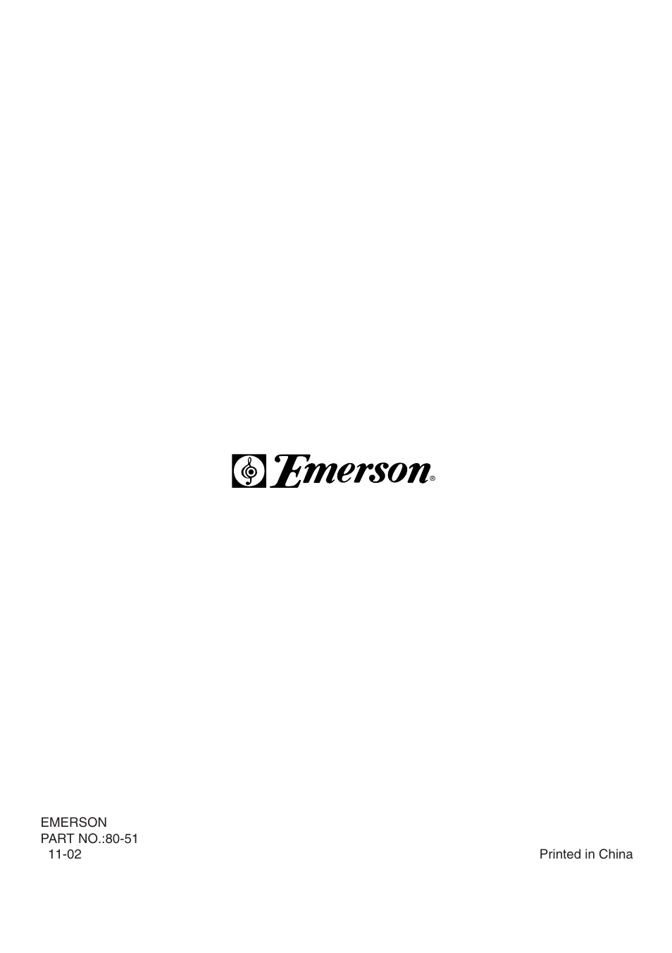 Emerson MW8991SB User Manual | Page 30 / 30