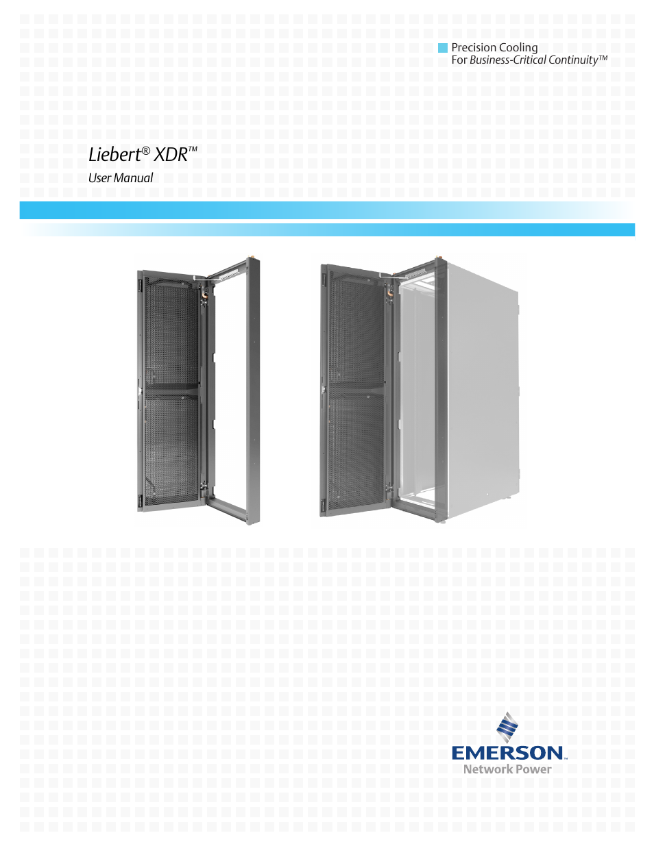 Emerson Liebert XDR User Manual | 40 pages